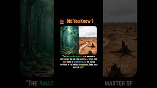 Did You Know? 😱😱😱 Amazon as a land of infinite richness, but the truth is much more fragile. #shorts