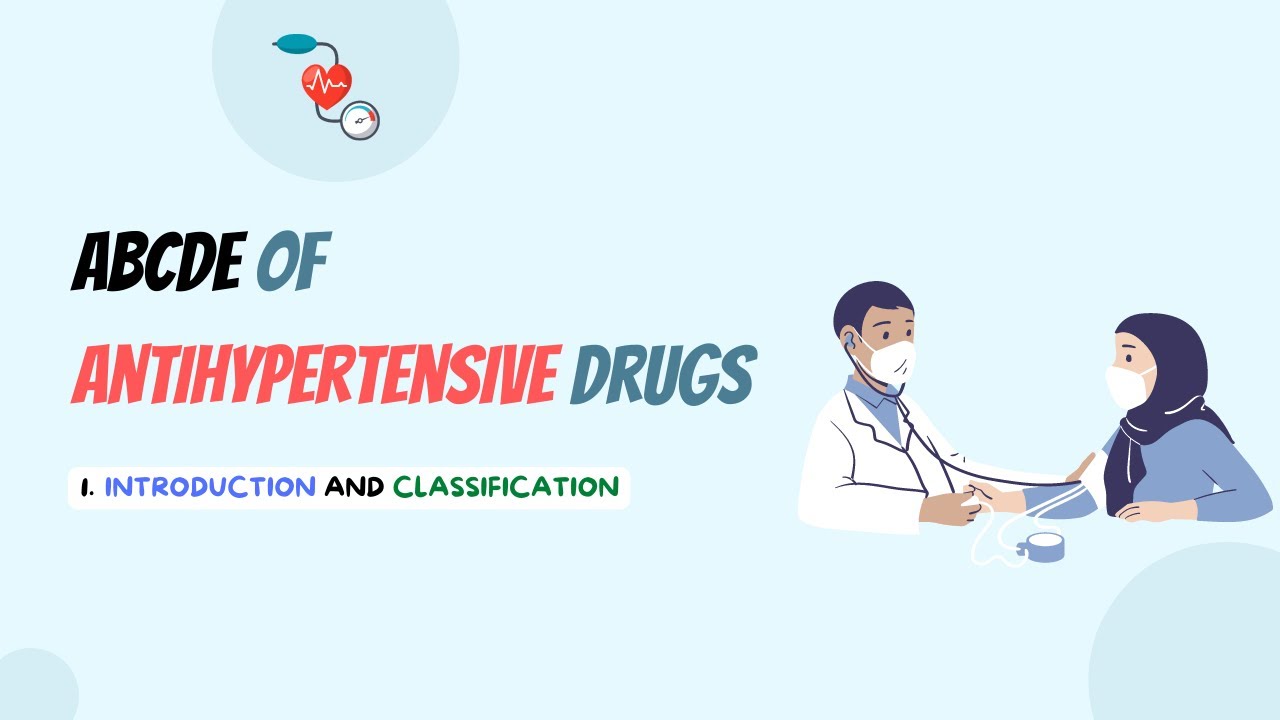 ABCD of Antihypertensive drugs: introduction & classification - YouTube