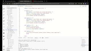 Harvard python cs50 project  Personal finance tracker