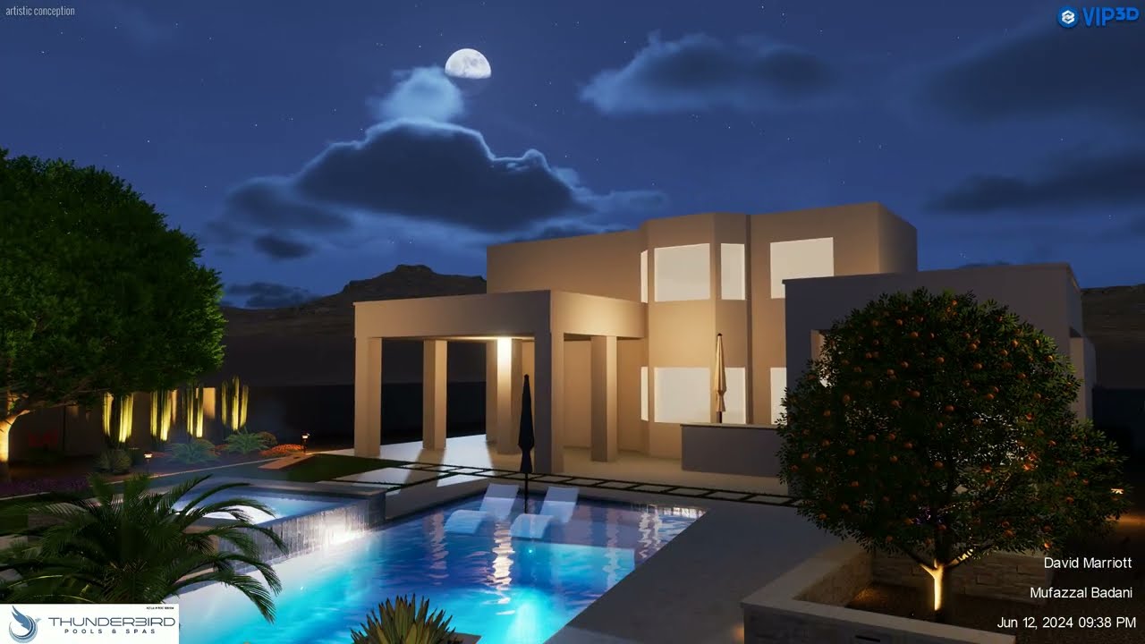 2024 - Badani Residence - Thunderbird Pools - D Marriott