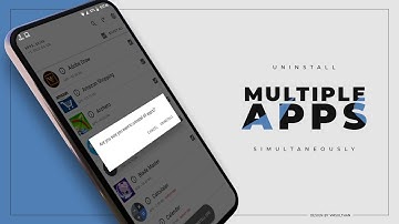 How to uninstall Multiple apps at same time on Android | vmsulthan
