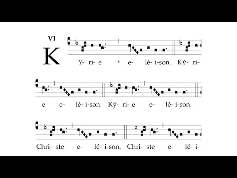 Missa 18: Kyrie B (Ad Missam pro defunctis)