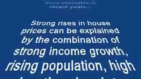 There is no bubble in house prices