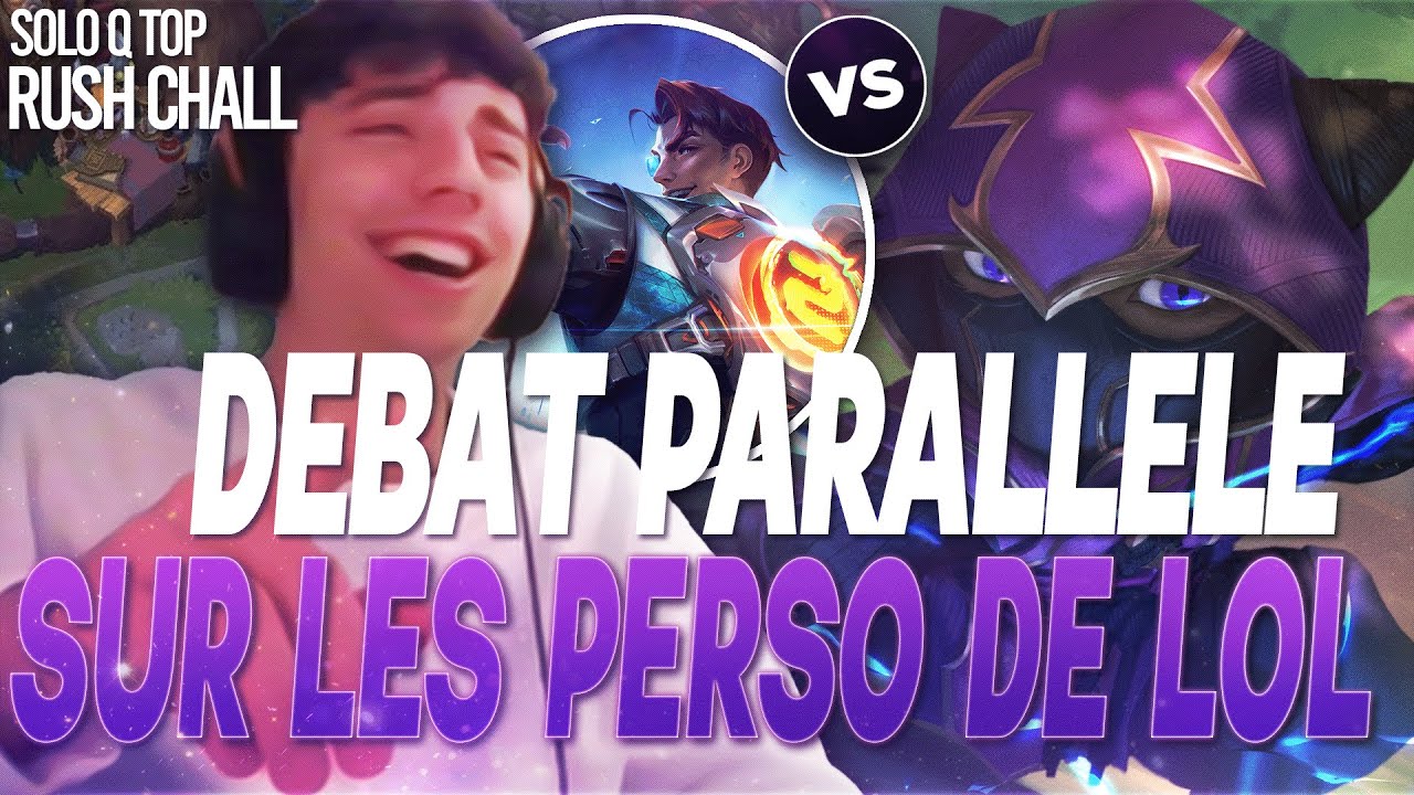 [RUSH CHALL S13] DEBAT PARALLELE SUR LES PERSOS FEMININS DE LOL - TOP ...