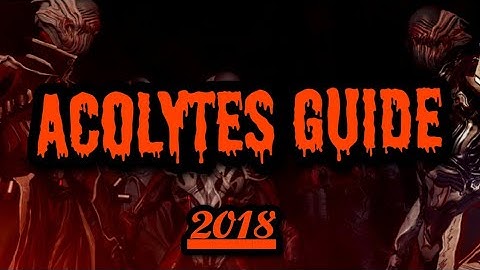 Quick Acolytes Guide (2018) | Warframe Acolytes Guide