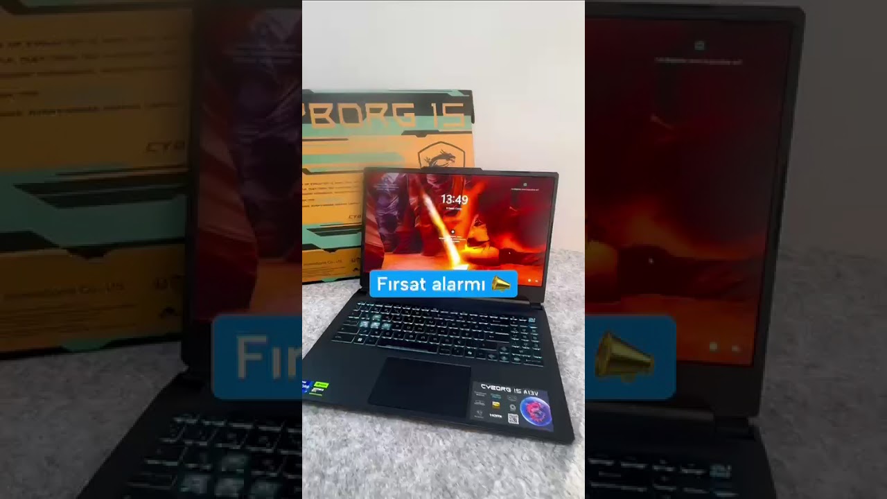 MSI Cyborg 15 A13VE-897XTR Gaming Laptop Yıl Sonu Kampanyası | i7-13620H | GeForce RTX4050 Laptop