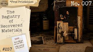 The Registry of Recovered Materials 007 | Make a Mysterious Folio | Free Printables