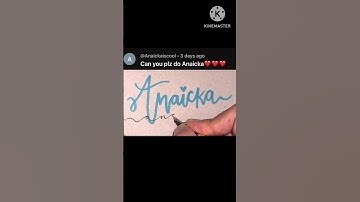 #anaicka #names #handwriting #signature #lettering #calligraphy #writing #cursivewriting