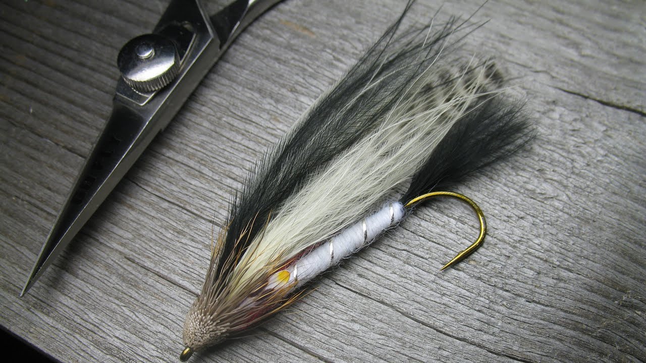 Perhonsidontaa / Fly Tying - White Marabou Muddler 