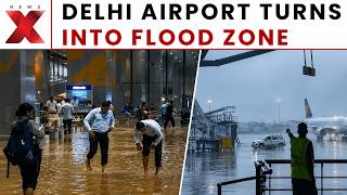 Delhi Airport Waterlogging: IGI Airport Waterlogged After Heavy Downpour | WATCH Viral Visuals