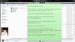Tutorial: How To: Manual Patch Crossfire PH (CF_Manual_1367)