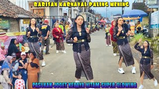 Barisan Karnaval Paling Mening Pasukan Kebaya Hitam Peserta Pertama Karnaval Wiyurejo