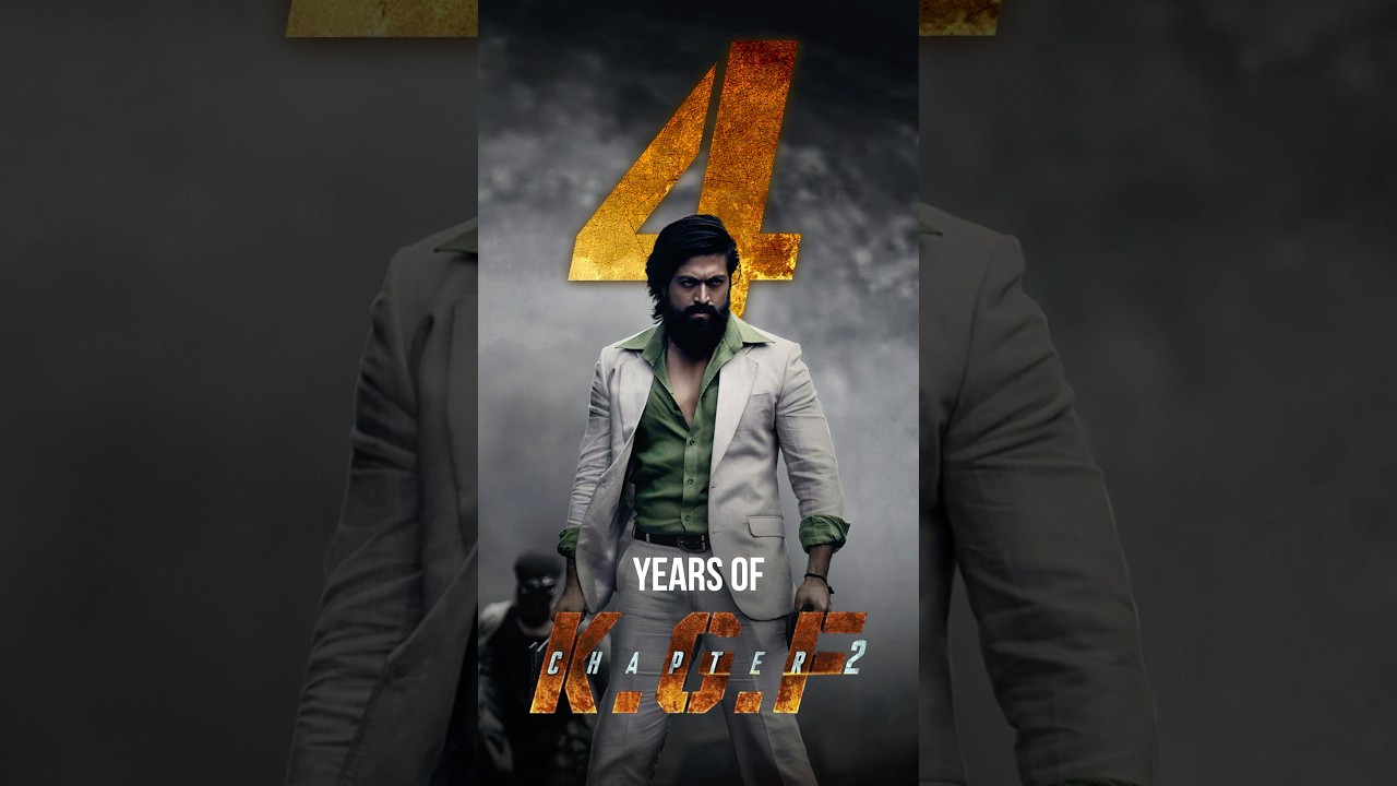 One man, his power, his place, his legacy. Celebrating 4 remarkable years of K.G.F.: Chapter 2