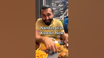 The famous NANDOS is in Kuwait now!!! Location: Nandos, The Warehouse Mall, Sabahiya. #zarakkhan
