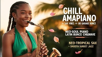 Chill Afro Cafe Jazz | Sax × Amapiano × Blissful UKG Vibes