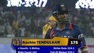 Sachin Tendulkars Terrific Knock Against Australia 2009