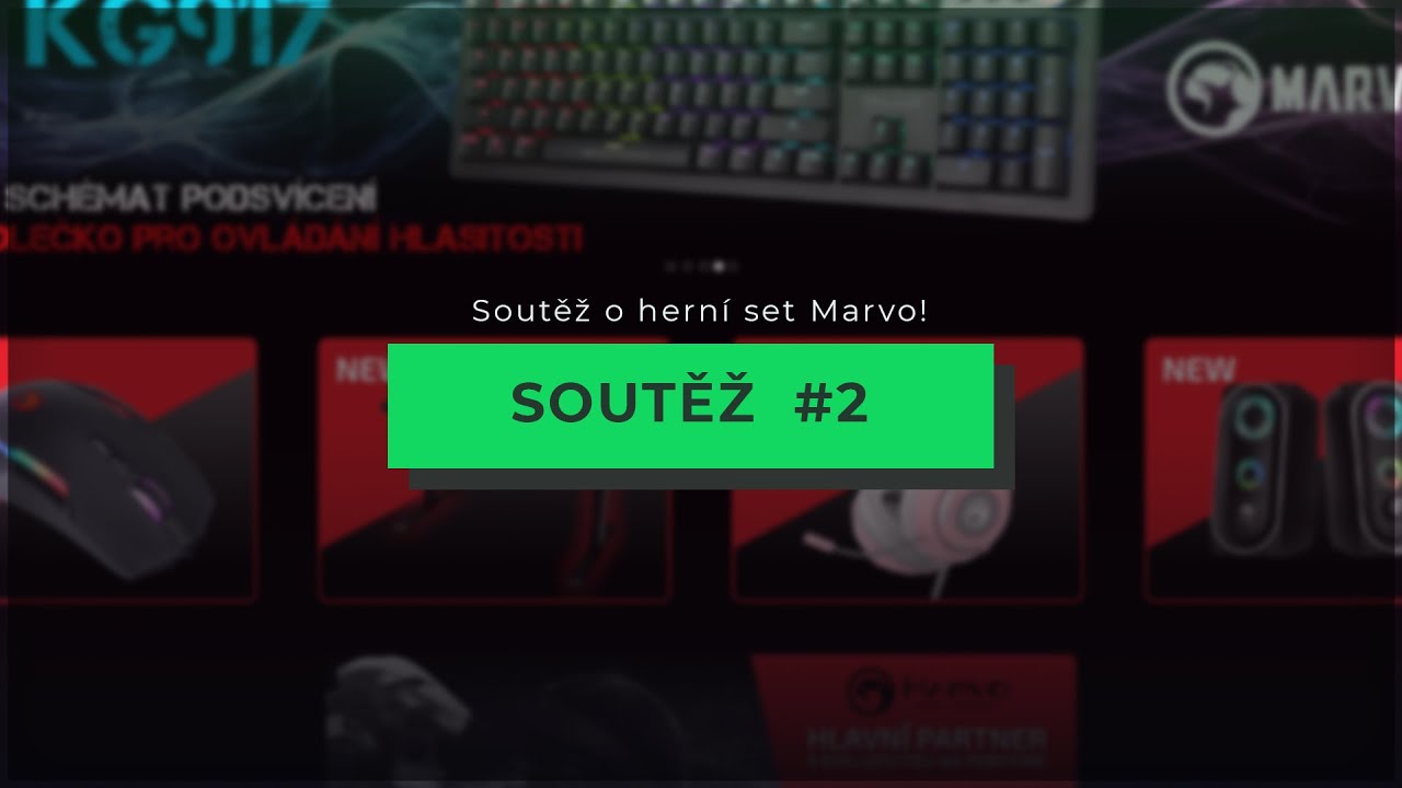 Giveaway o herní set od Marva!!!
