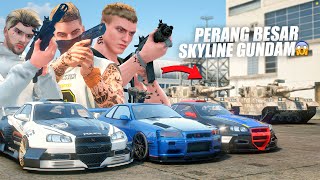 SAATNYA PERANG BESAR KEI DAN SKYLINE GUNDAM DIJEBAK !! GTA 5 ROLEPLAY