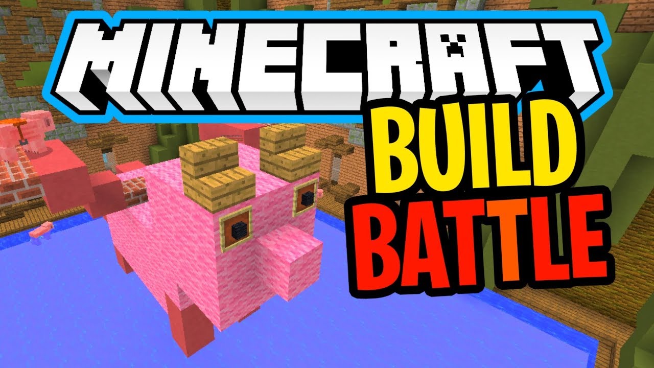 MINECRAFT: LETEĆA SVINJA! ( Build Battle )