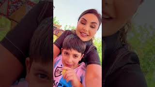 Şəbnəm Tovuzlu Oğlu Ilə Piknikdə