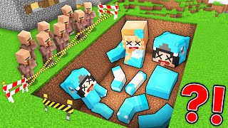 Who Buried OMZ FAMILY DEAD in Minecraft! - Parody Story(Roxy and Lily,Crystal)