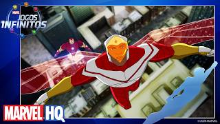 A corrida no céu do Homem-Aranha e do Homem de Ferro 🏅🪽 | Jogos Infinitos da Marvel: Aerotriatlo