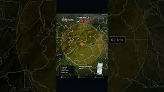 M4.6 Earthquake | Venezuela | Live Map #Shorts