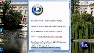 How to Fix, Repair Windows Media Player by Britec