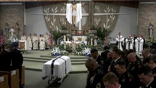 Funeral service held for fallen Euclid Police Officer Jacob Derbin