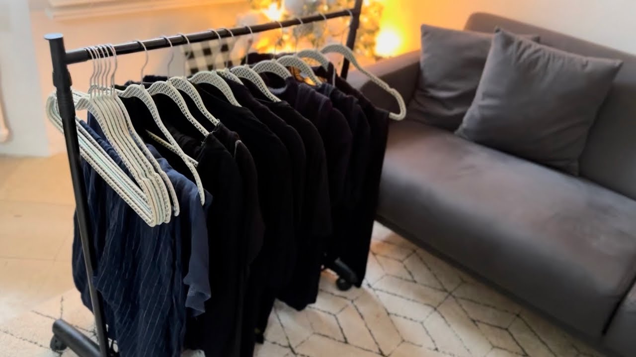 Air drying laundry inside an apartment 🧺 YouTube