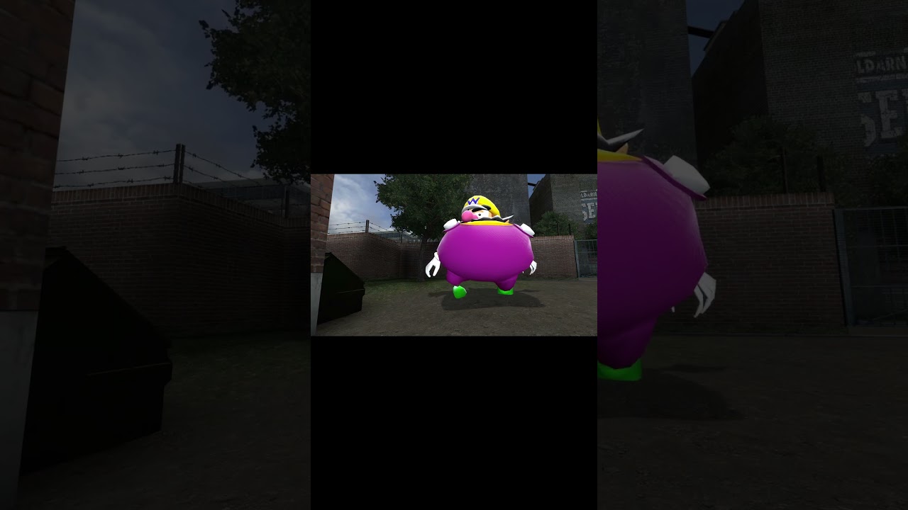 Варио умирает, съев мусор 