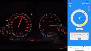 BMW 528i F10 acceleration. 0-100 km/h, 100-200 km/h, 402m. Dragy