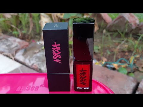 Nykaa matte to last liquid lipstick vs nykaa so matte lipstick review, smudgeproof lipstick in india