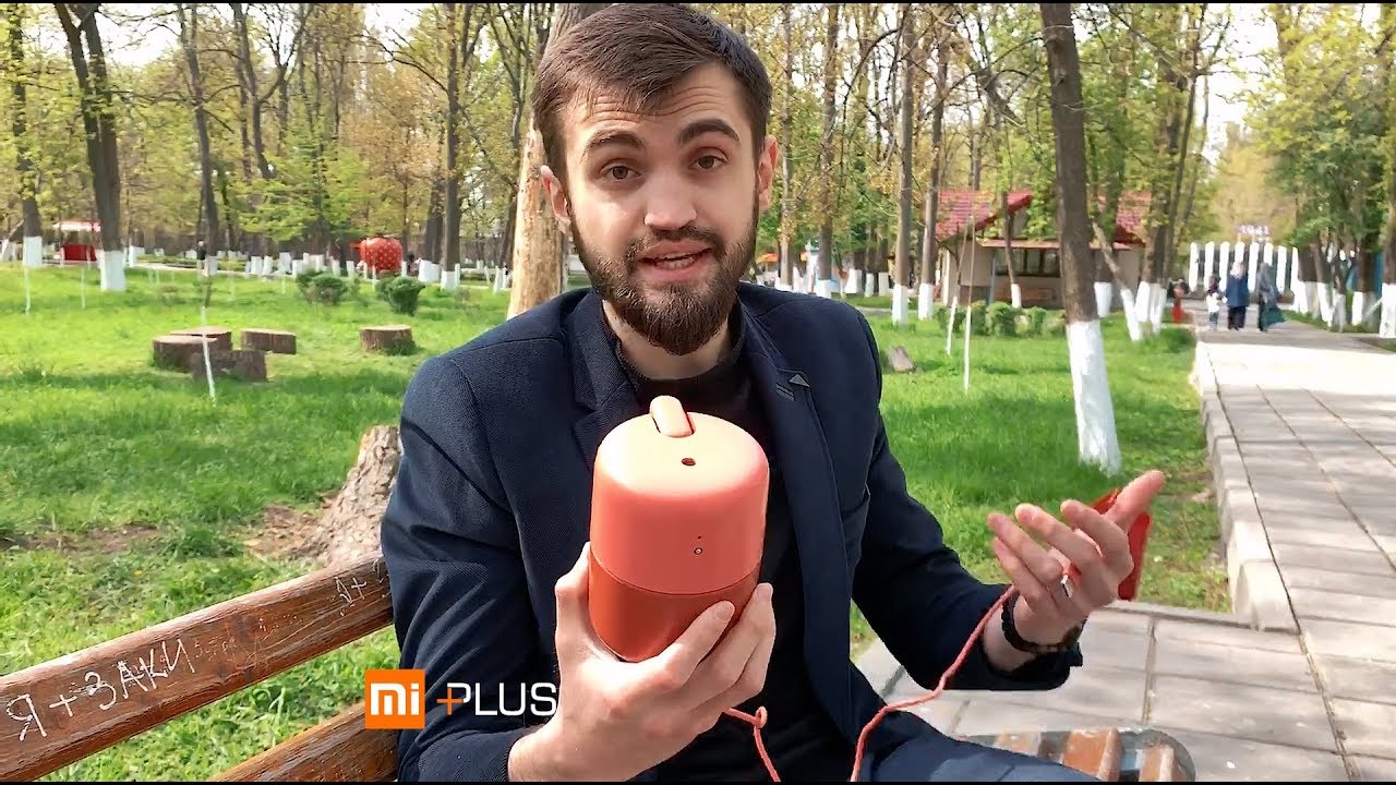 УВЛАЖНЯЕМ ВОЗДУХ В ПАРКЕ | ПОРТАТИВНЫЙ УВЛАЖНИТЕЛЬ ВОЗДУХА XIAOMI VH MAN
