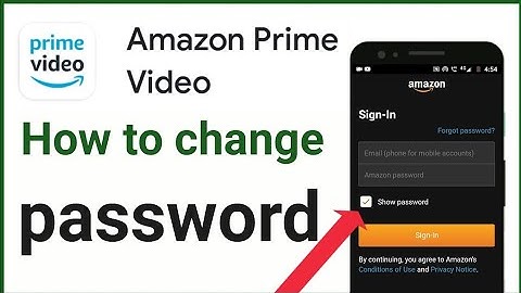 How to change Amazon prime password ||Manage your prime video account |Tech_Raj