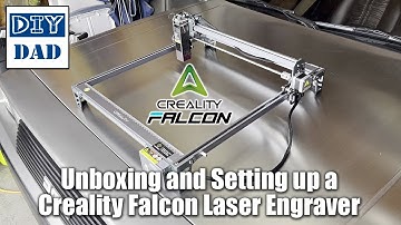 Unboxing and Setting up a Creality Falcon Laser Engraver