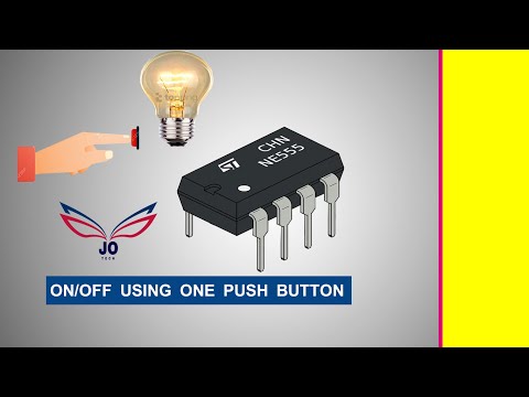 on off using single push button