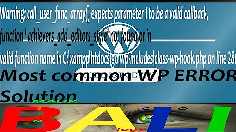 array() expects parameter 1 error in wordpress theme development