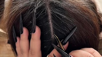 Latte ASMR Scalp Therapy | Gentle Tweezer Triggers for Deep Relaxation (No Talking)