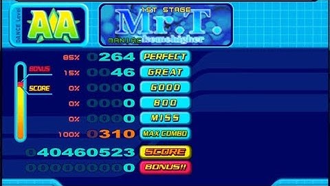 DDR 5thMIX - Mr. T.(take me higher) (Maniac, 7) AA FC (no bar)