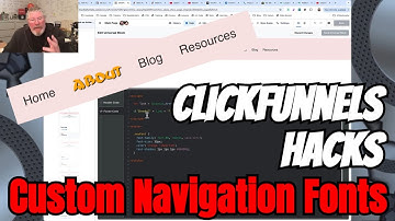 Make Your Nav Bar Pop! How to Change Fonts Based on Current Page in Minutes!