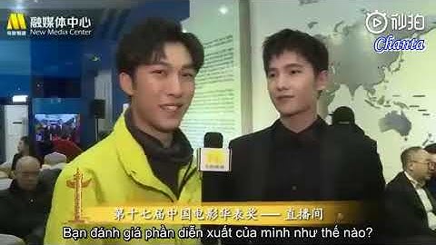 [Vietsub] Dương Dương trả lời phỏng vấn tại lễ trao giải Hoa Biểu