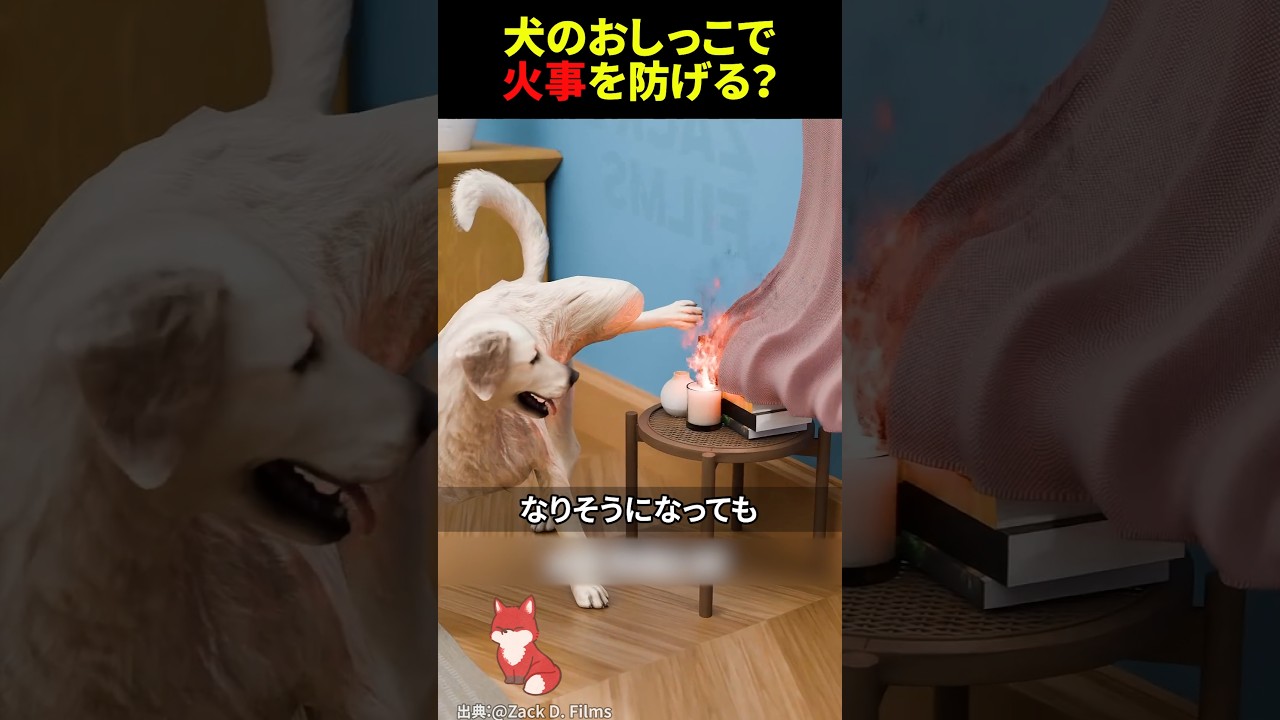 山火事を犬のおしっこで消すには何匹必要?