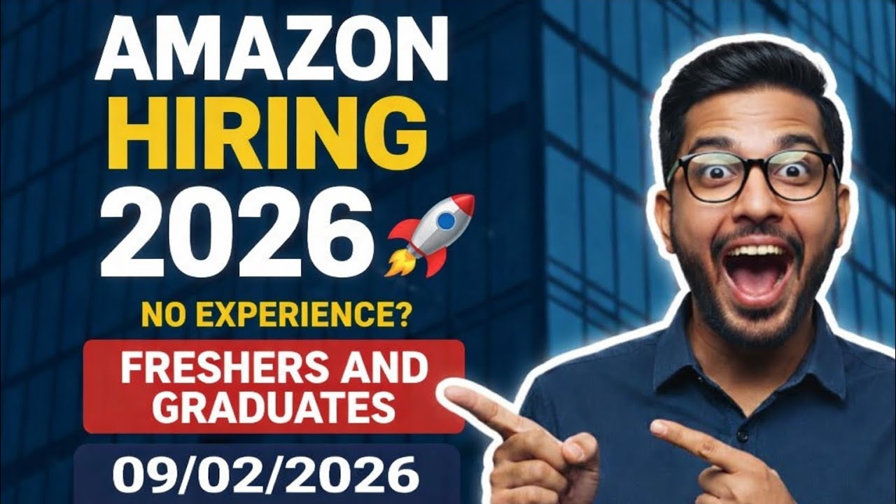 Amazon Ongoing Hiring 2026 | Freshers & Graduates Apply Now | Multiple Roles