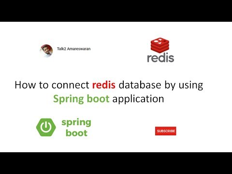 Part 1 - How to connect Redis database by using Spring Boot application