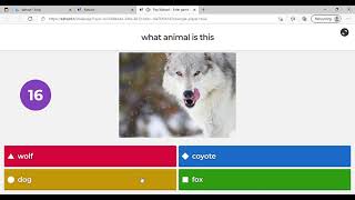 WHAT ANIMAL IS THAT (kahoot part 1)