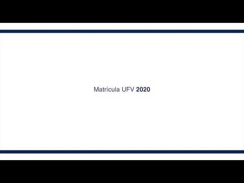 Matrícula UFV 2020