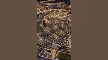 Multiple Roads Interchange Amazing View in China😳