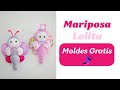 #Tutorial - Mariposa Lolita (Moldes Gratis) 🦋