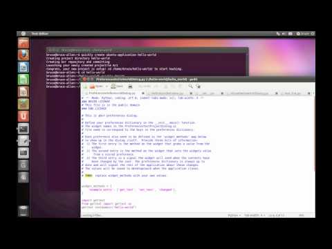 Use Quickly to build your first Ubuntu app. It's easy